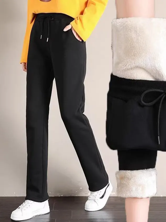 Casual Plain Long Pocket Stitching Sweatpants & Joggers