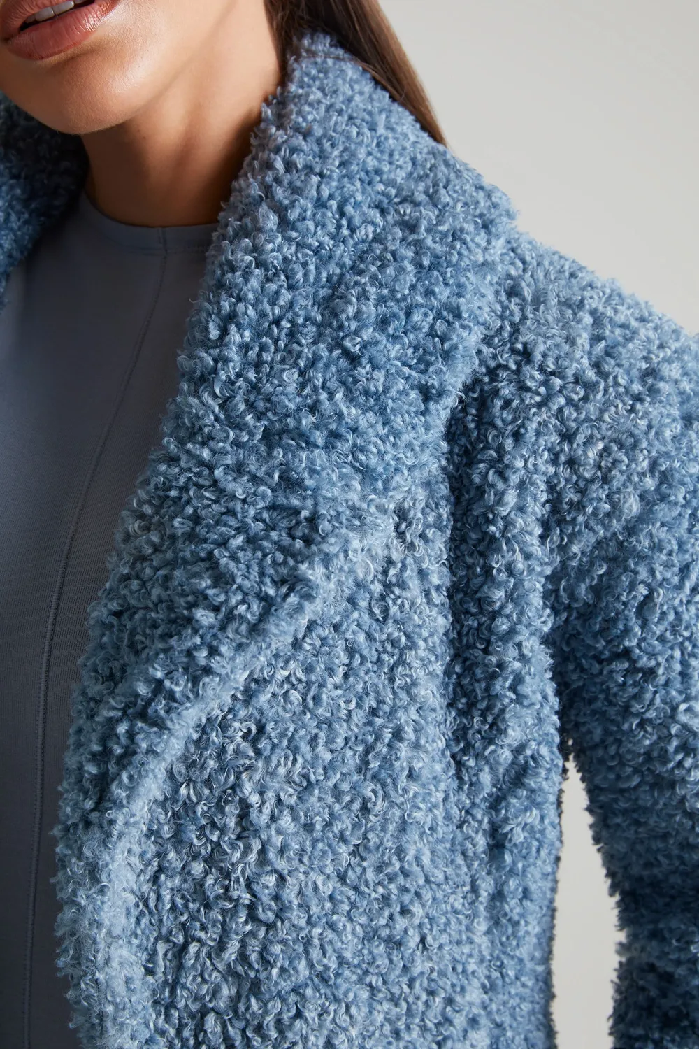 Constant Temperature Lambskin Long Warm Coat