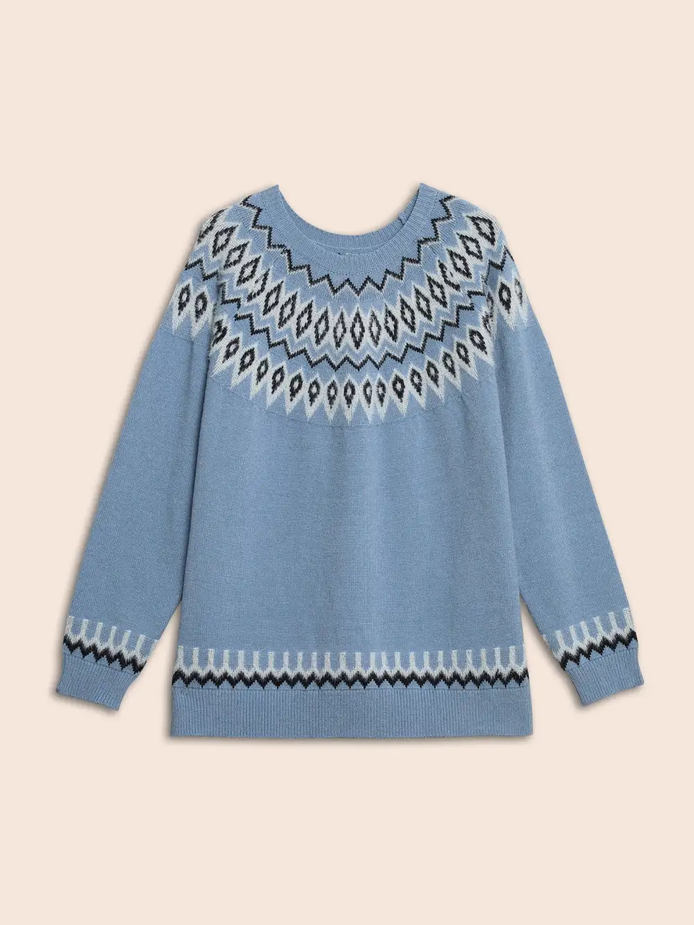 Supersoft Essentials Boho Print Raglan Sleeve Pullover