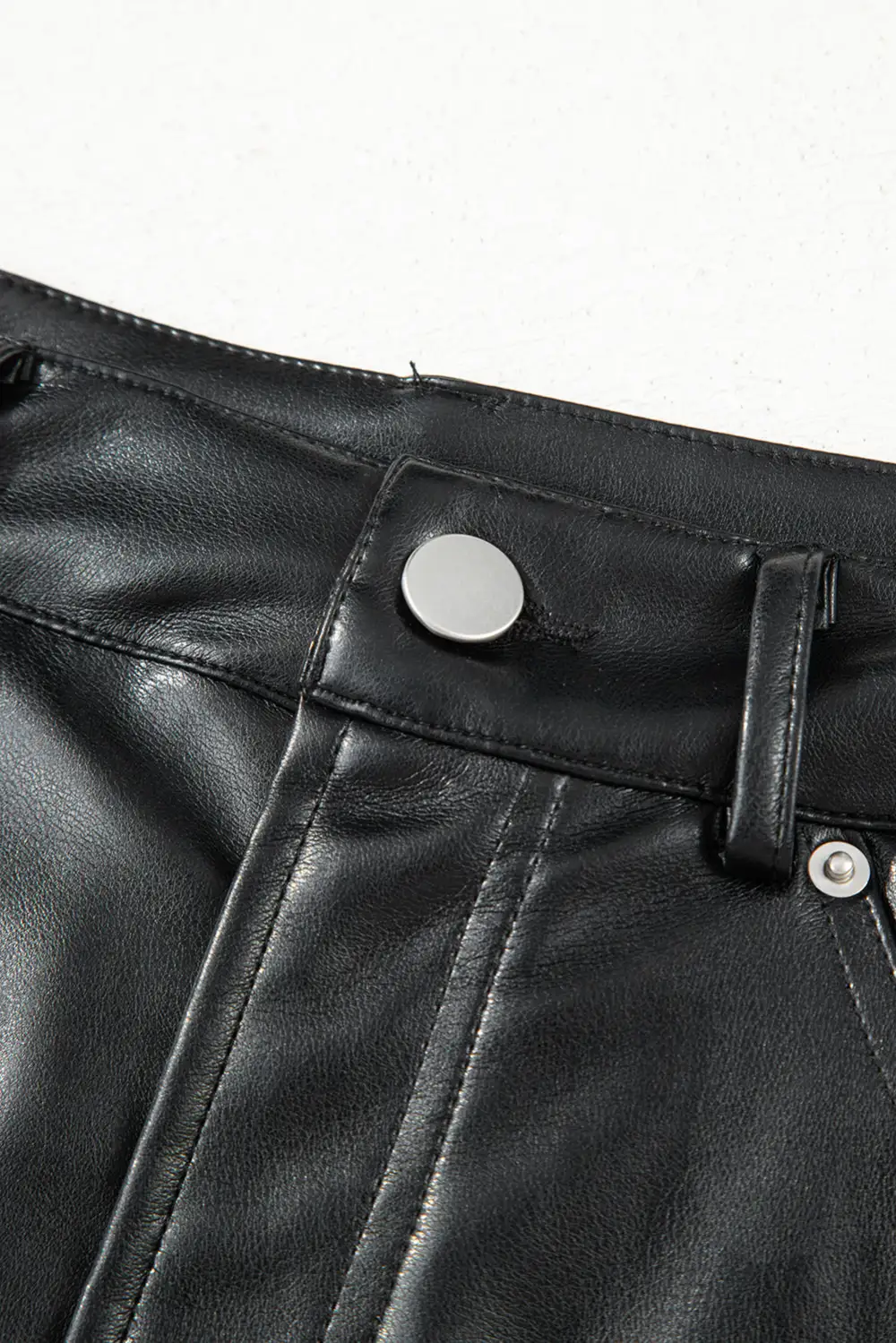 Polished Smooth Cropped Skirt