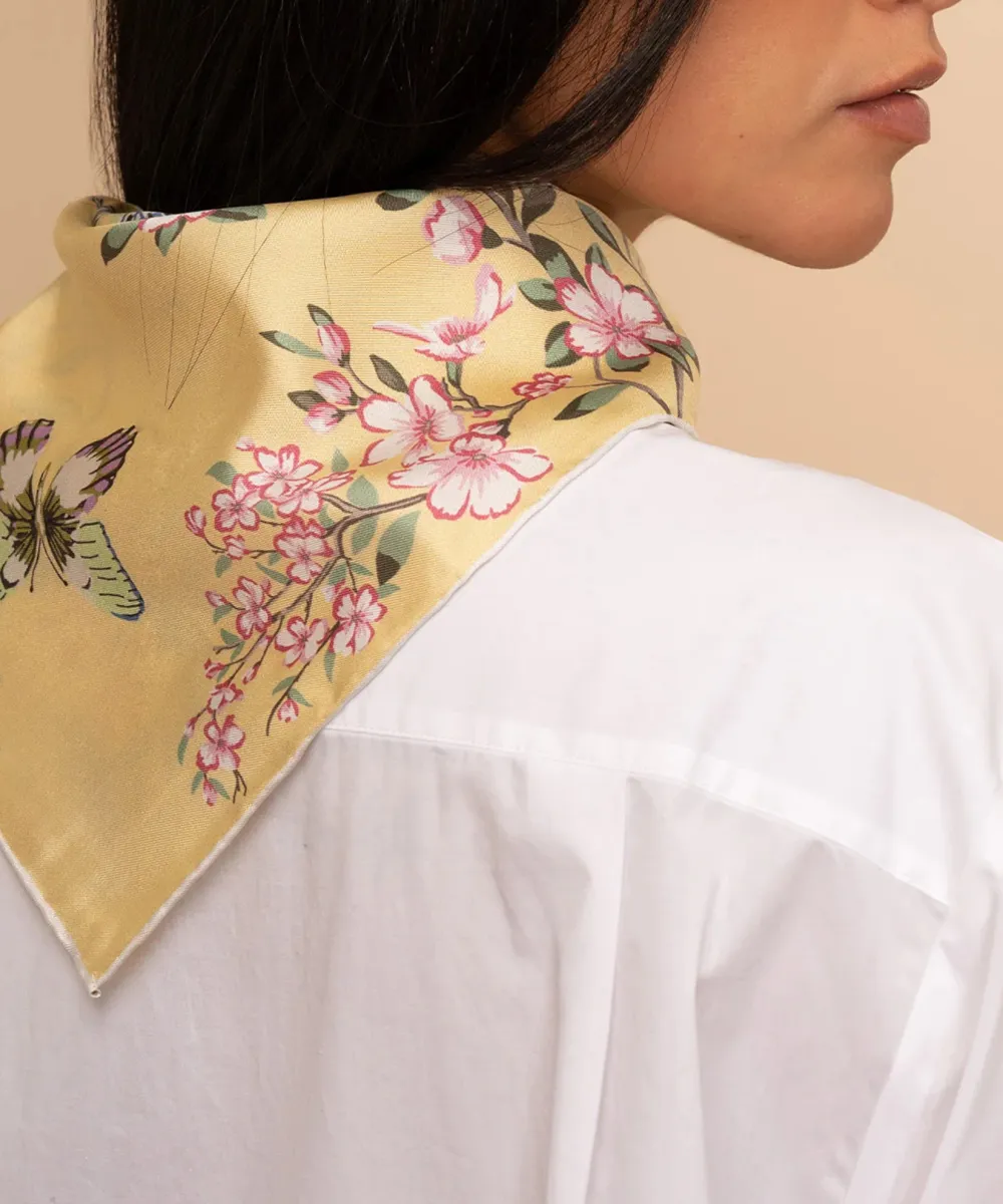 Spring Casual Style Silk Bandana