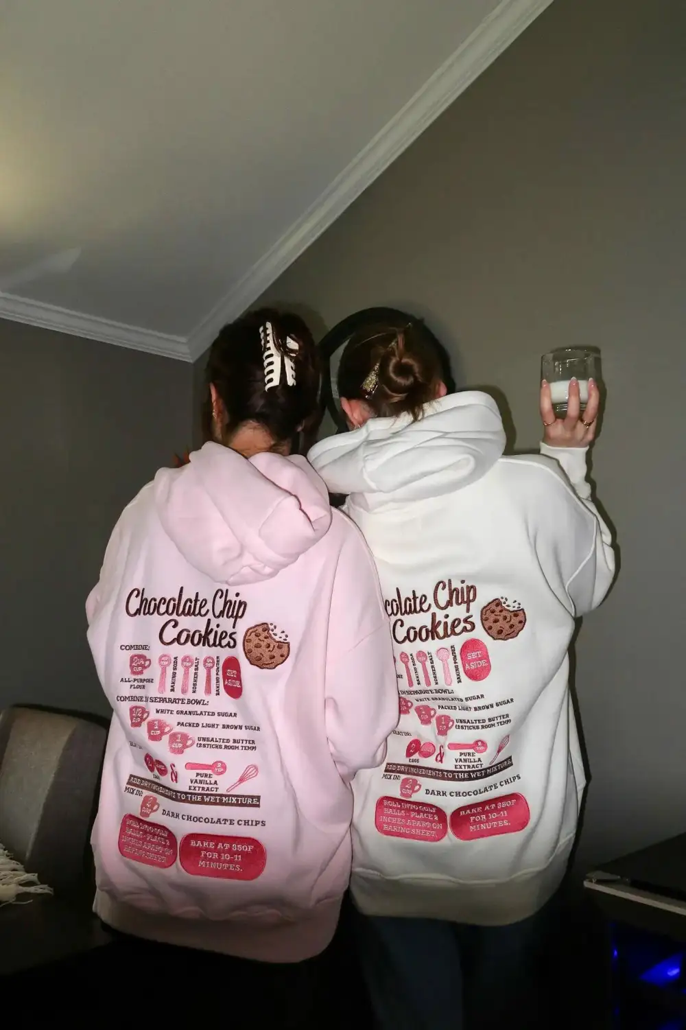 Chip Cookie Recipe Embroider Hoodie