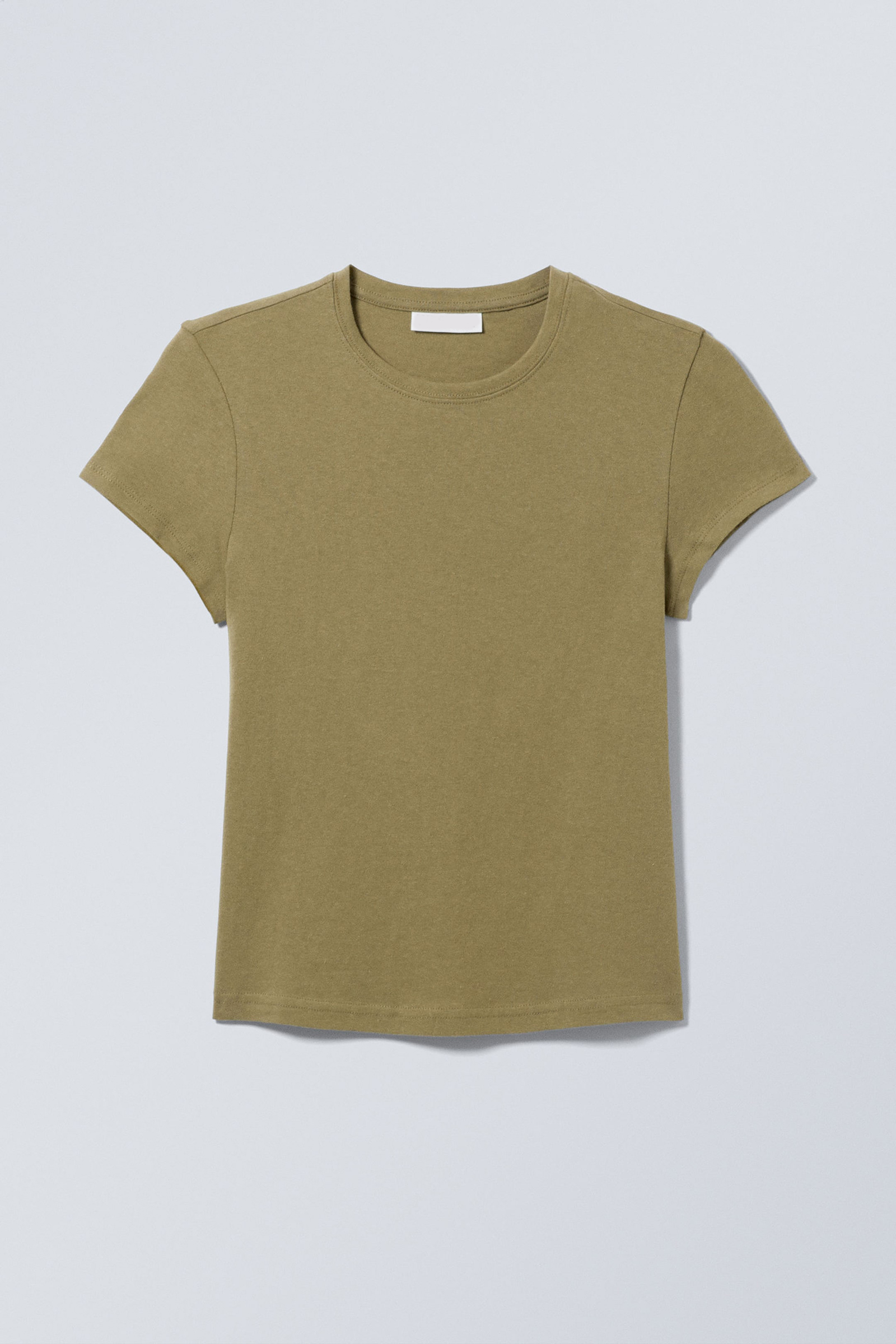 Slim Crew Neck Cotton T-Shirt