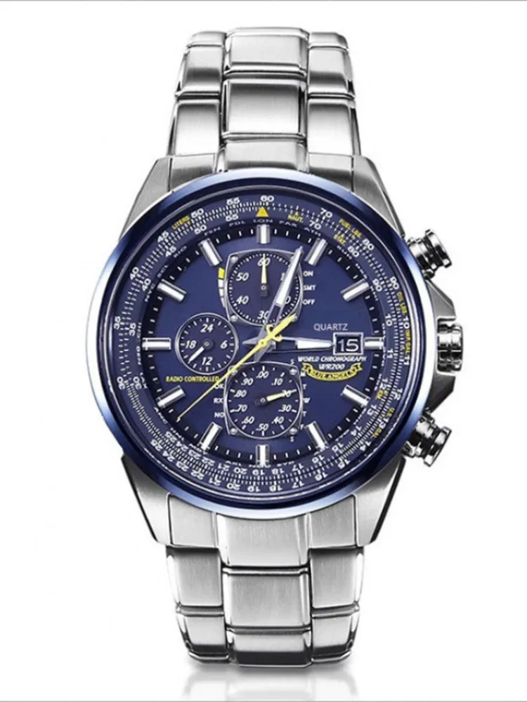 ⌚ Swiss Pilot Watch｜Authentic Swiss‑handcrafted, microscope‑calibrated movement, lifetime‑no‑replace solar movement, professional 20ATM waterproof 💧