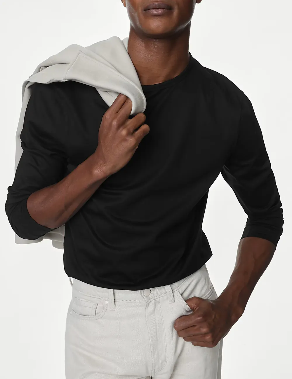 Pure Supima Cotton Long Sleeve T-Shirt