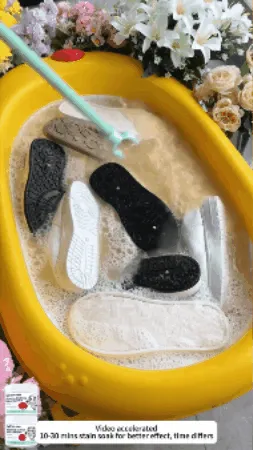 Biological enzyme bubble powder
