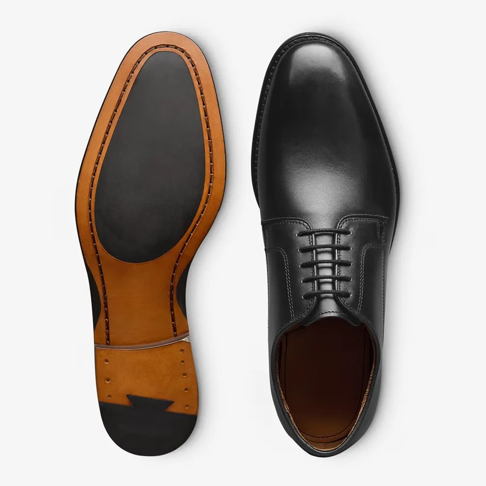 Leather Commuting Style Plain-toe Shoe