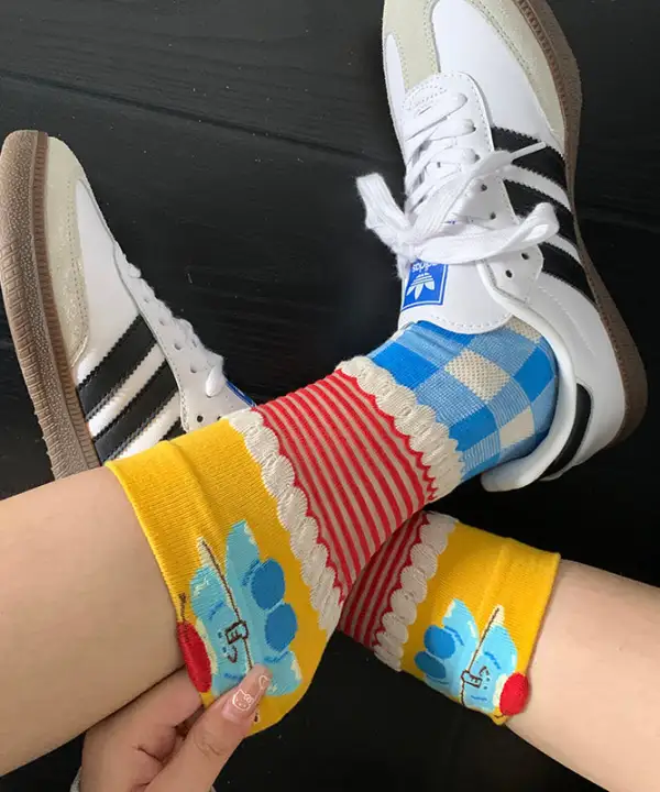 Thin Cute Cartoon Socks