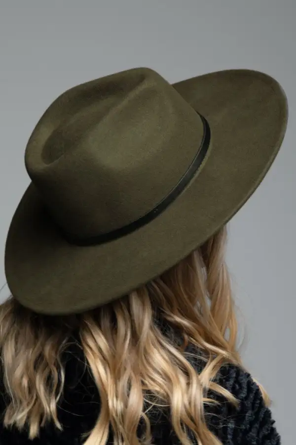 Buckle Band Wool Hat