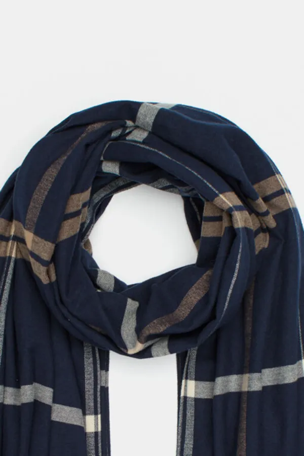Contemporary Art Check Scarf