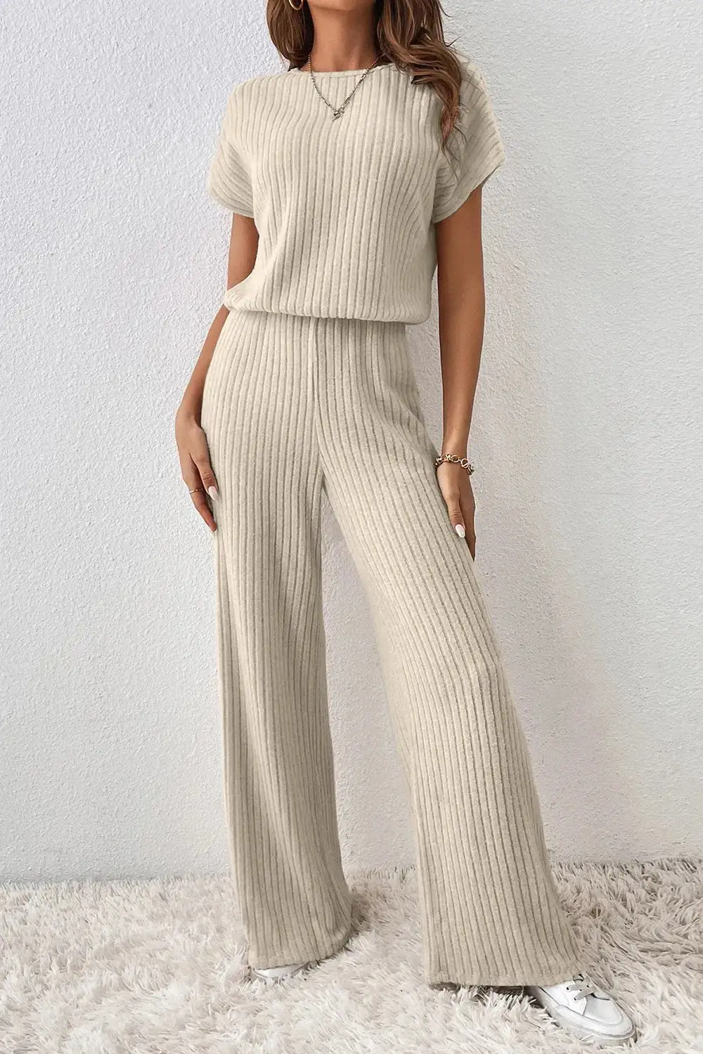 Everyday Knit Ribbed Jumpsuit