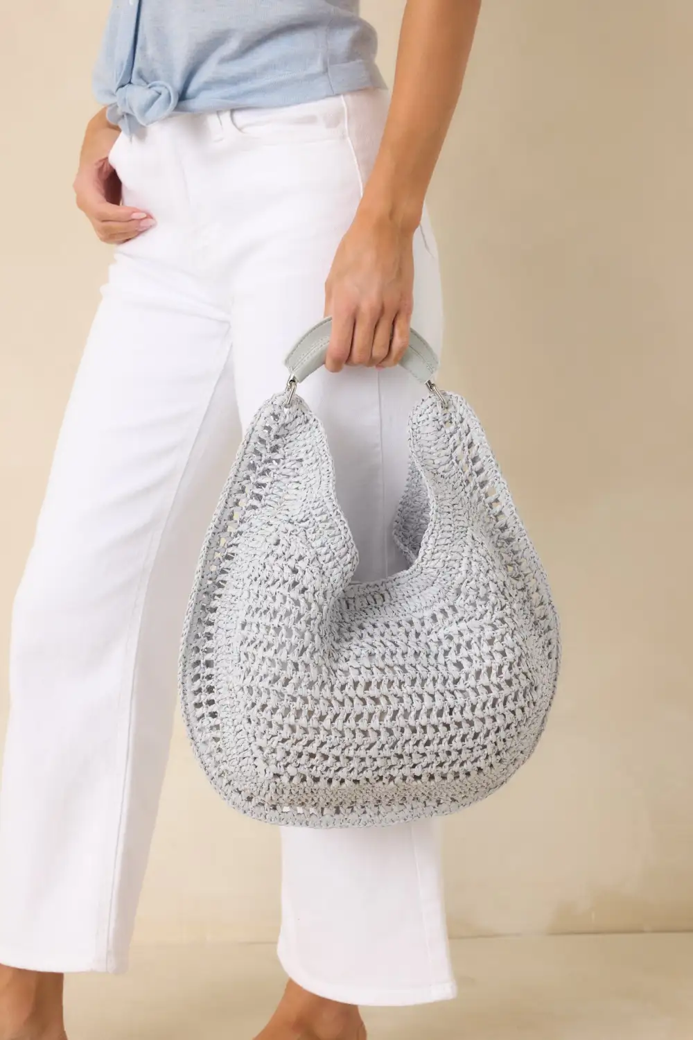 Woven Slouchy Handbag