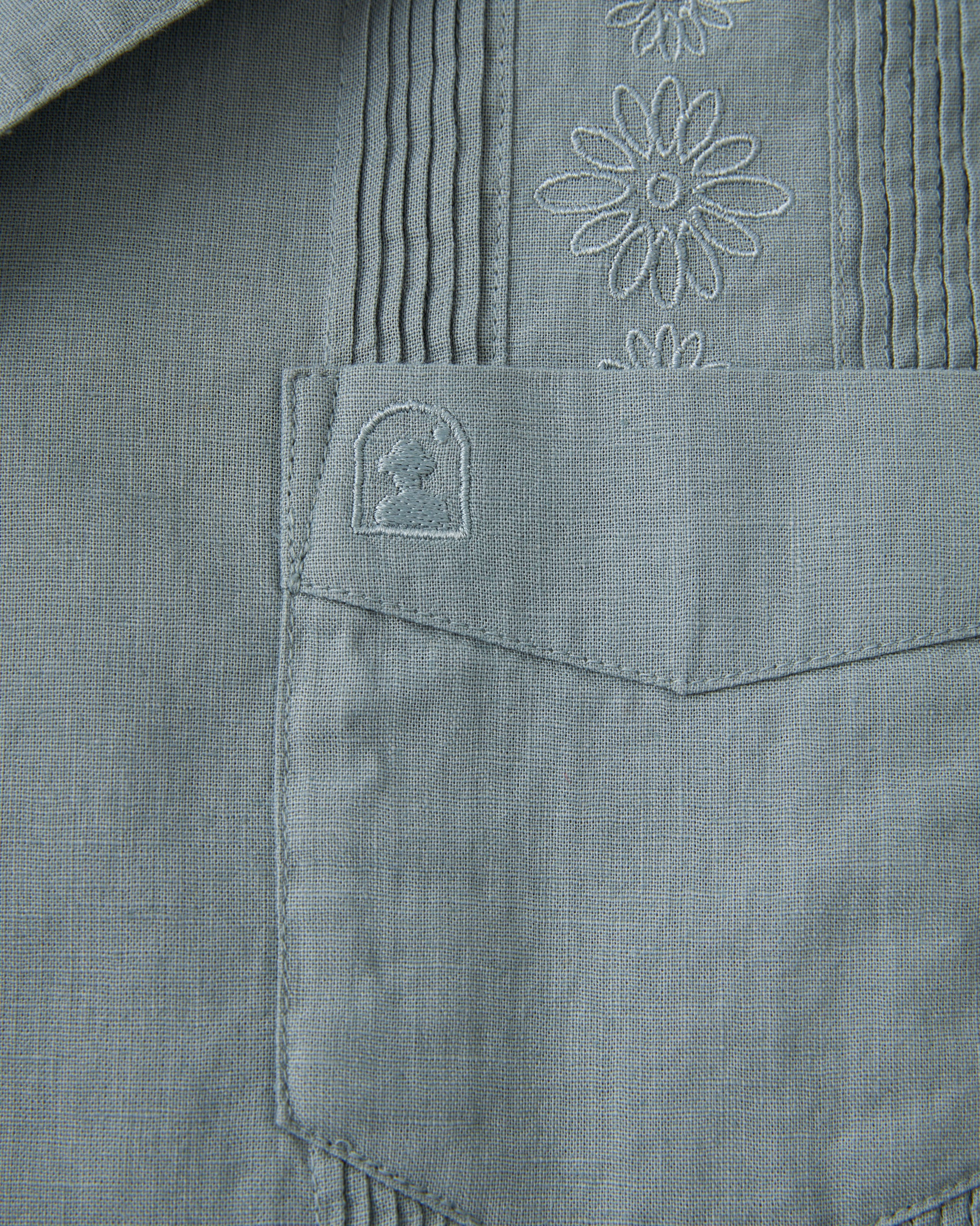 The Brisa Linen Shirt - Abalone