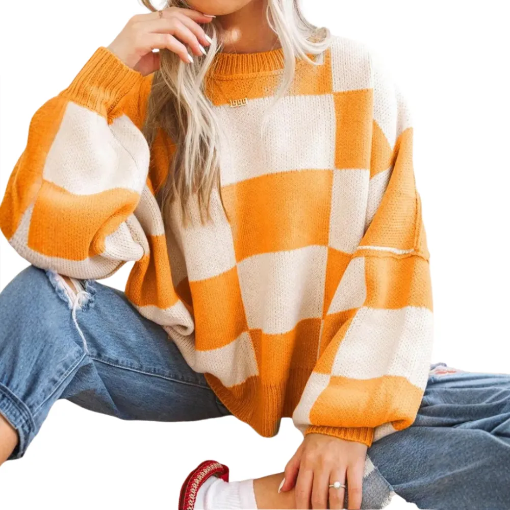 Comfy Knit Drop Shoulder Knit Sweater