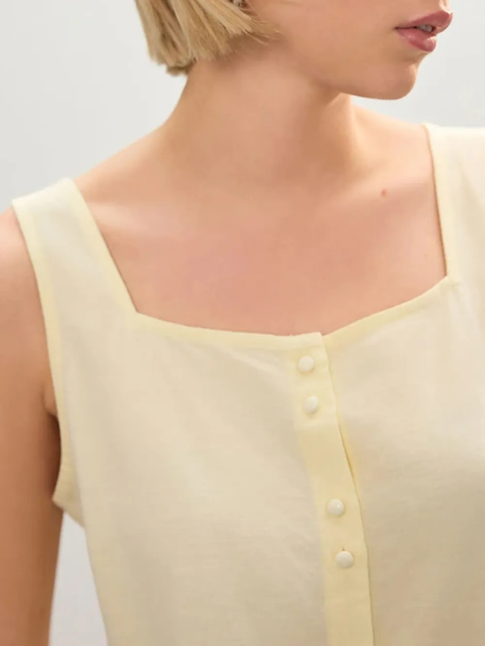 Basic Minimalist Bohemian Style Solid Color Dress