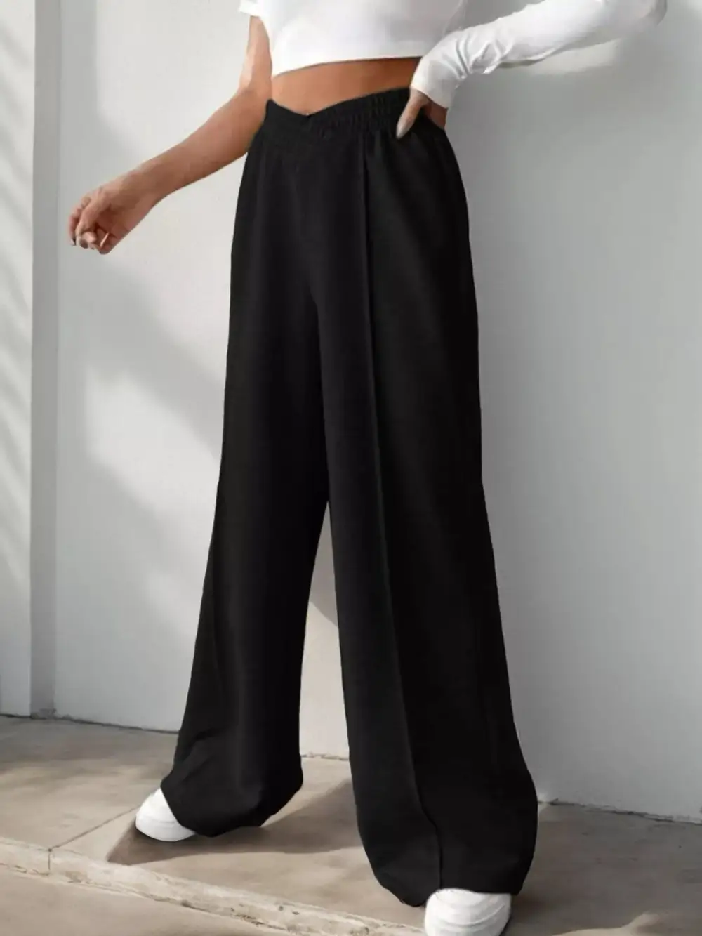 Everyday Wide Leg High Waist Pants