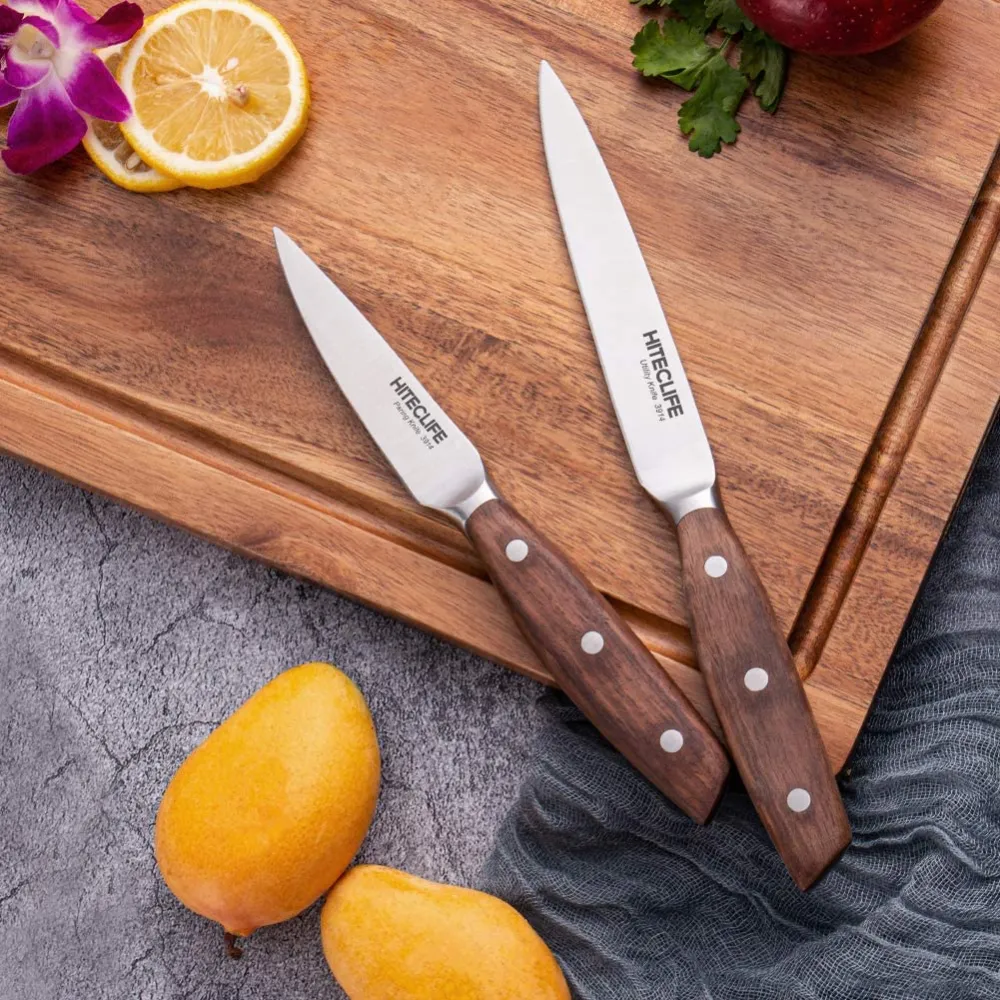 (Store Closing Sale) [🎁GIFT]14 Pieces High Carbon Stainless Steel Knife Set with Block