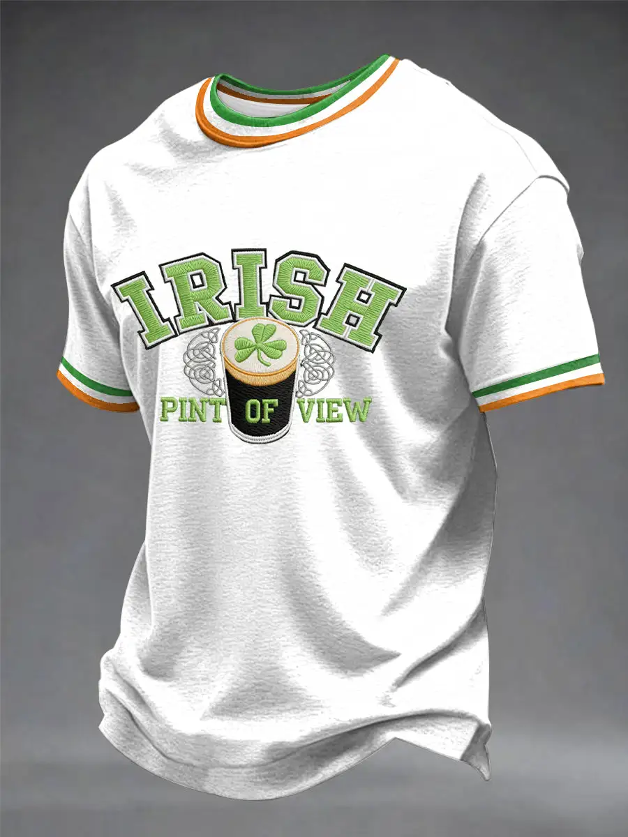 Men'S St. Patrick'S Day Printed T-Shirt