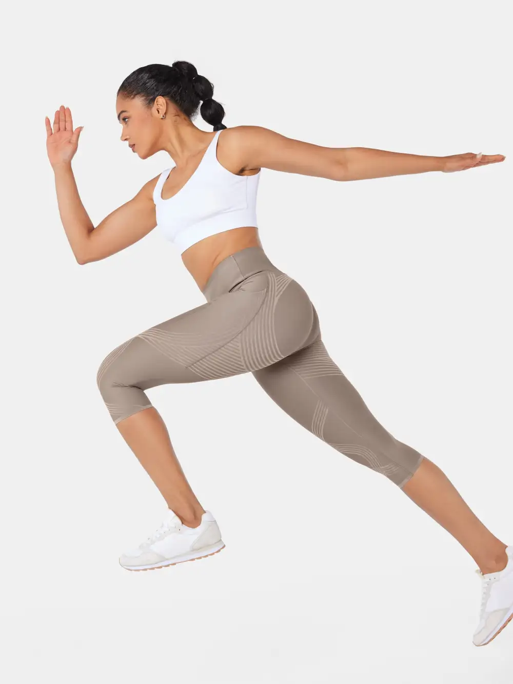 Body Sculpt Side Pocket Capri Leggings