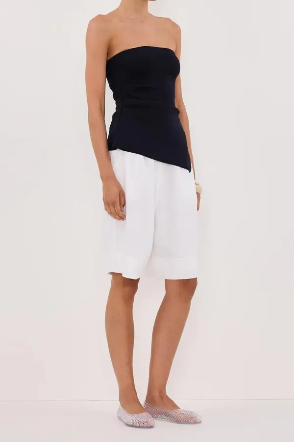 INK BANDEAU KNIT TOP