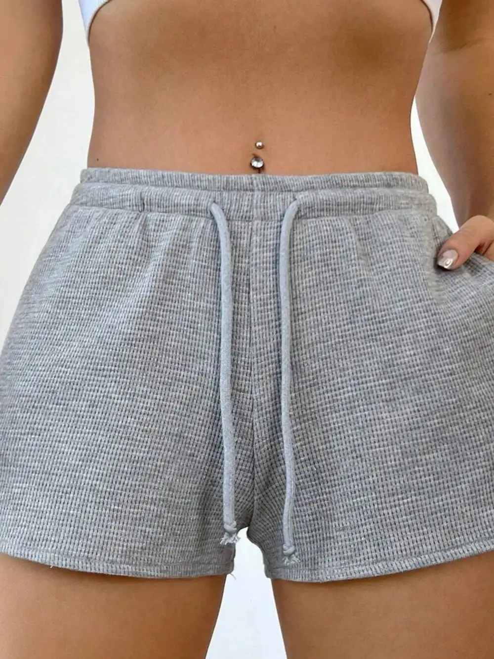 Easygoing Drawstring Shorts with Pockets