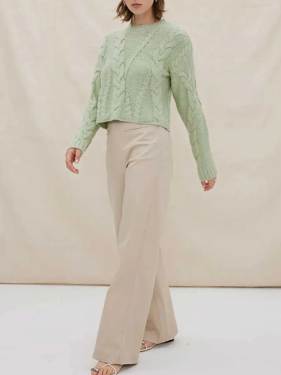 Dropped Shoulder Relaxed Fit Sweater