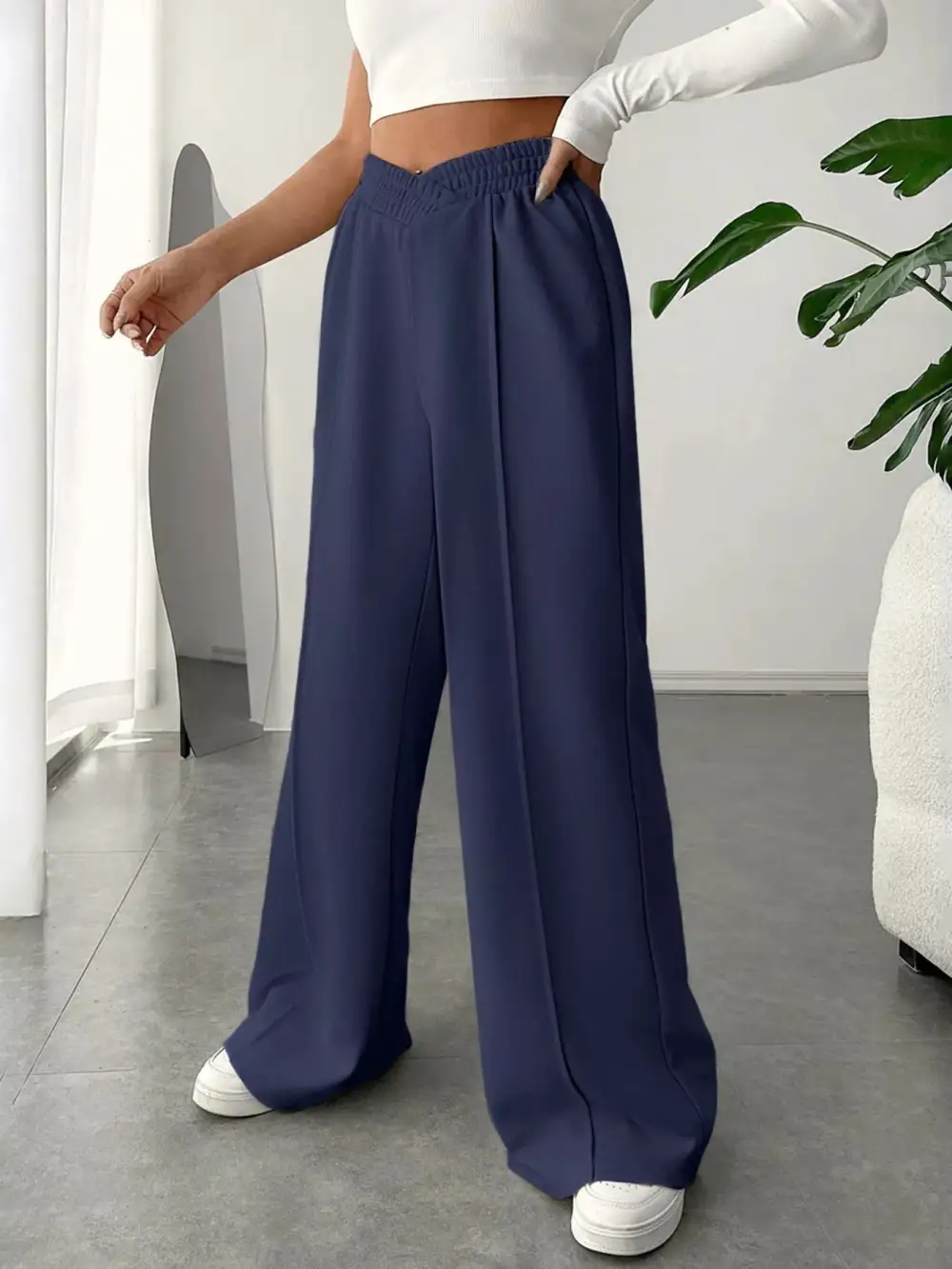 Everyday Wide Leg High Waist Pants
