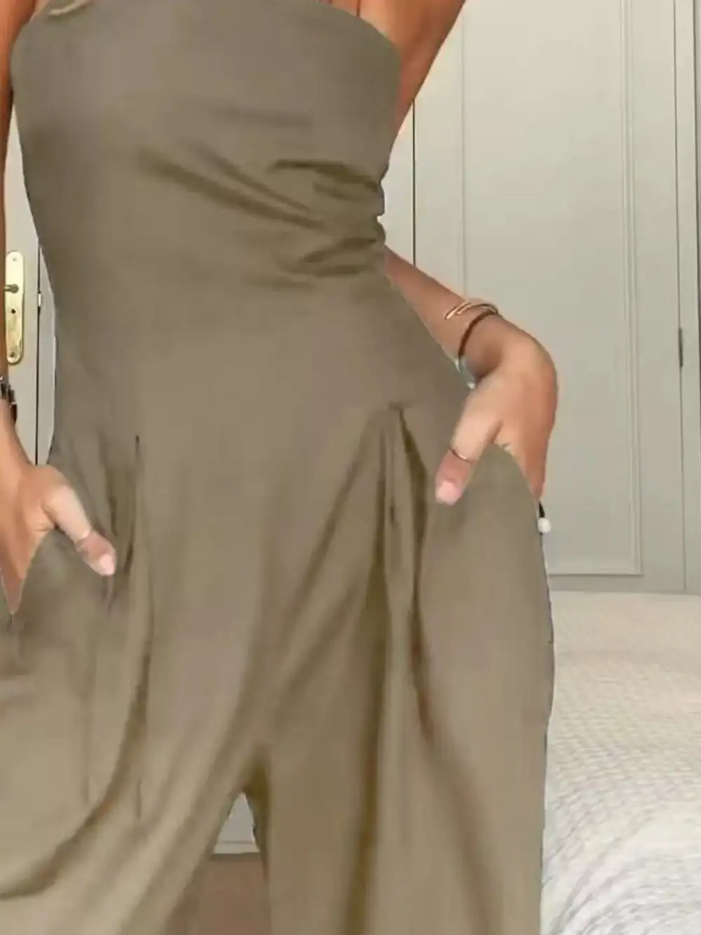Everyday Denim Wide Leg Jumpsuit