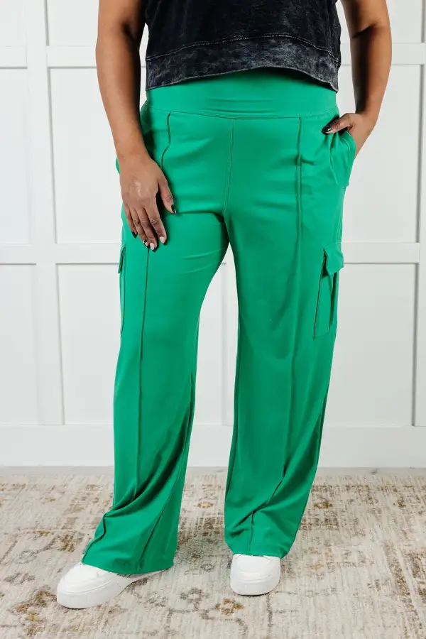 Cargo Pants In Emerald