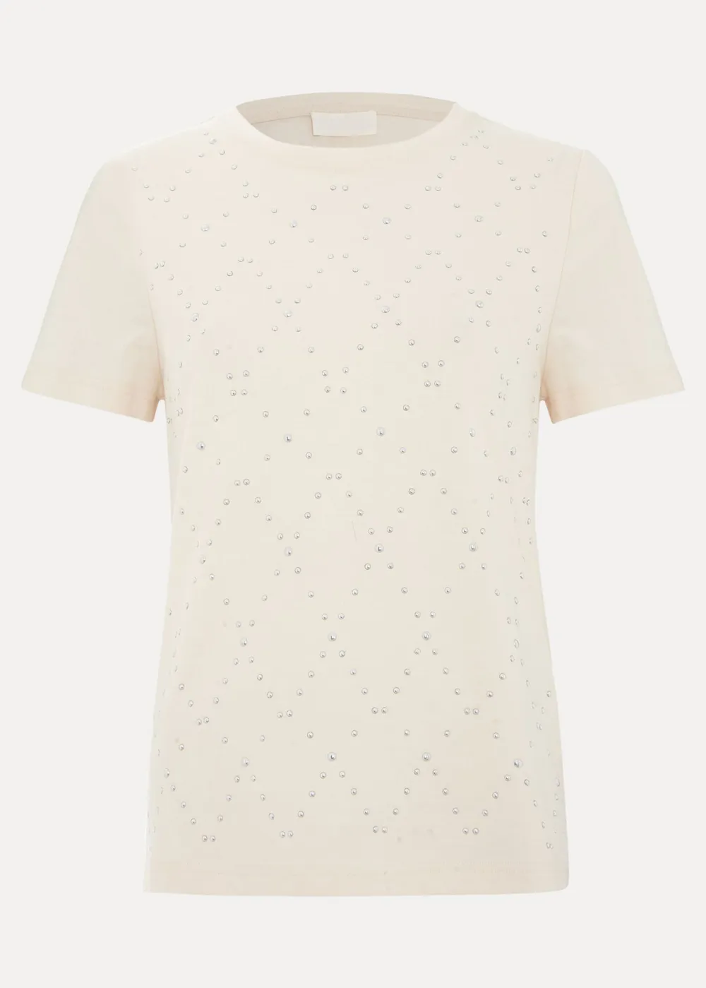 Creative Mosaic Commuter Style Short-Sleeved Top