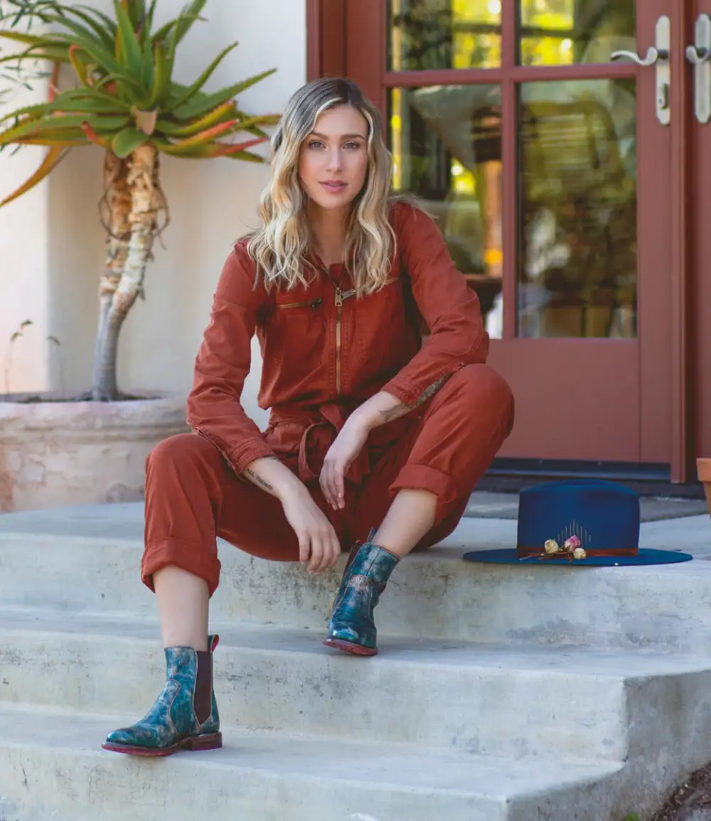 Slip-On Distressed Chelsea Boots