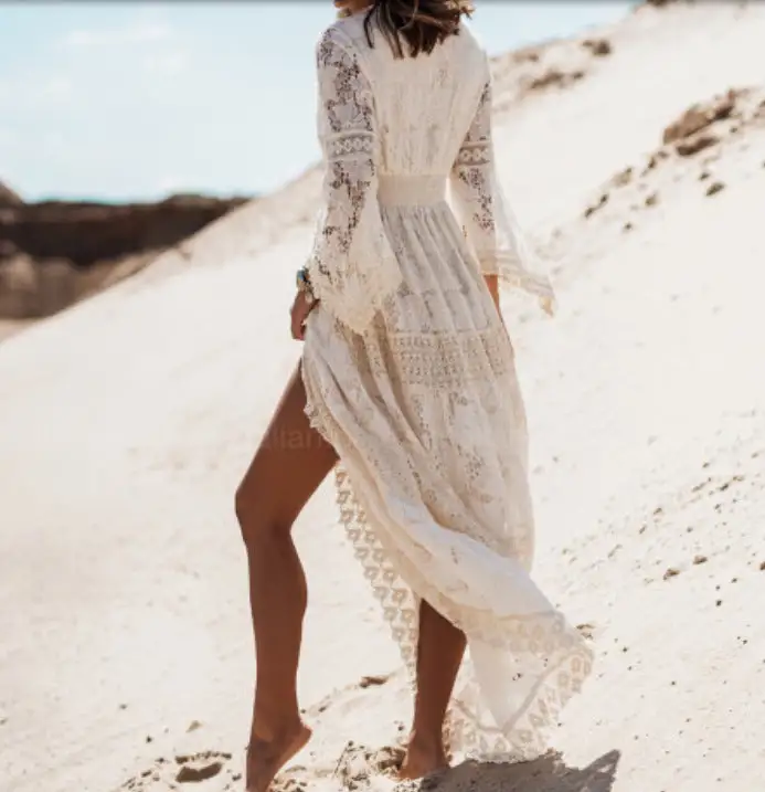 Boho Spirit White Maxi Dress