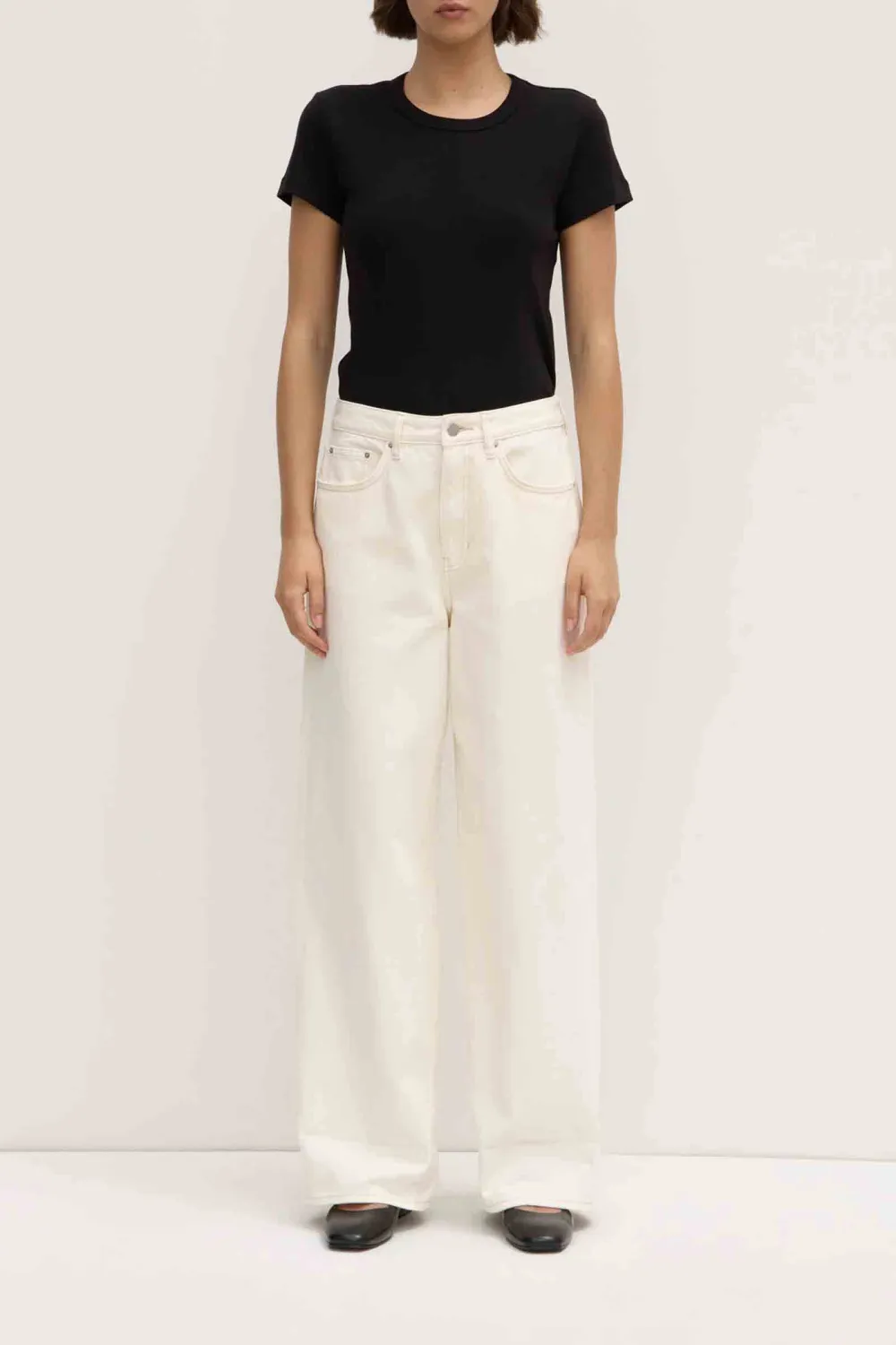 Metal Zipper Jeans