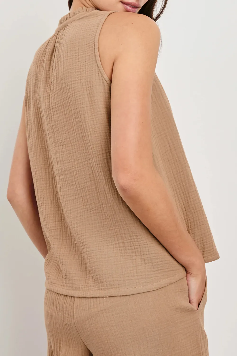 Striped Print V-Neck Pullover