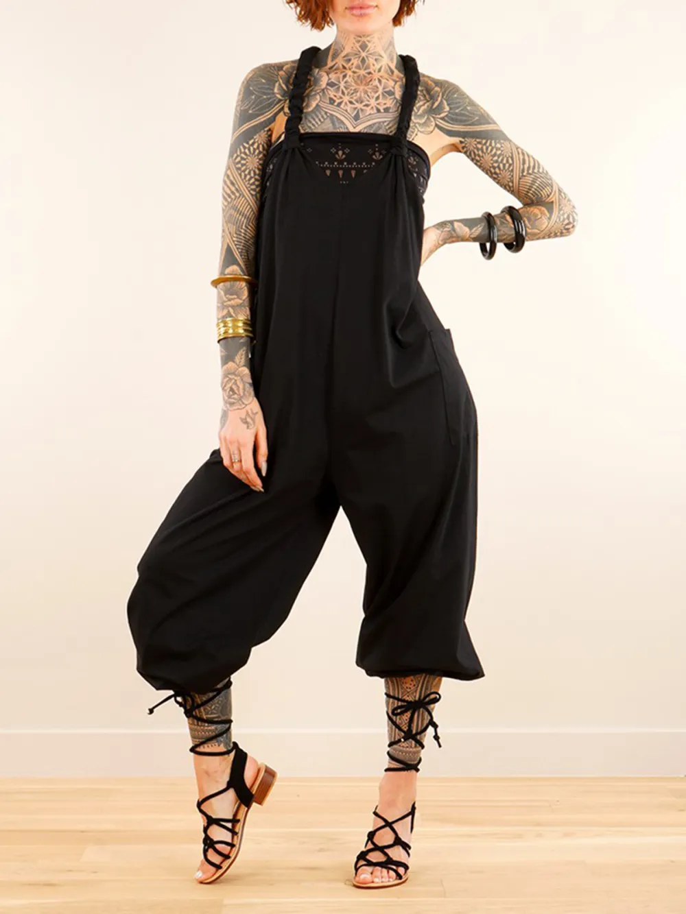 Harem Pant Overalls