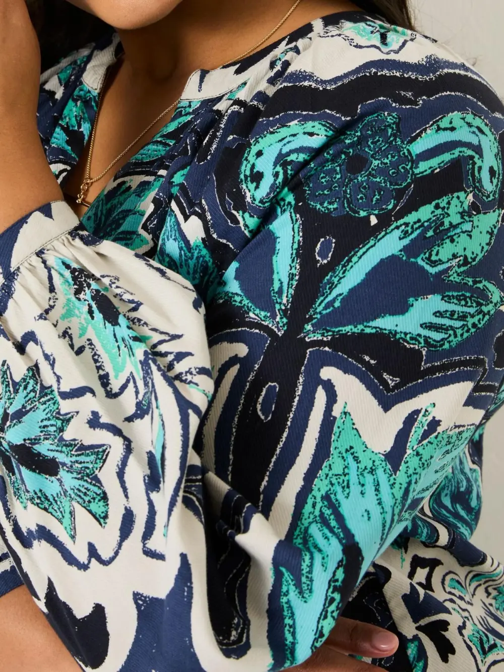 Jade Green Amy Mirrored Dress