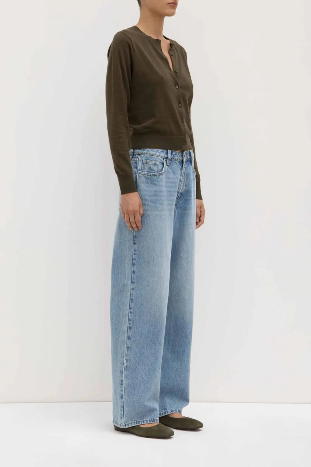 Slim Fit Long Sleeved Cashmere Sweater