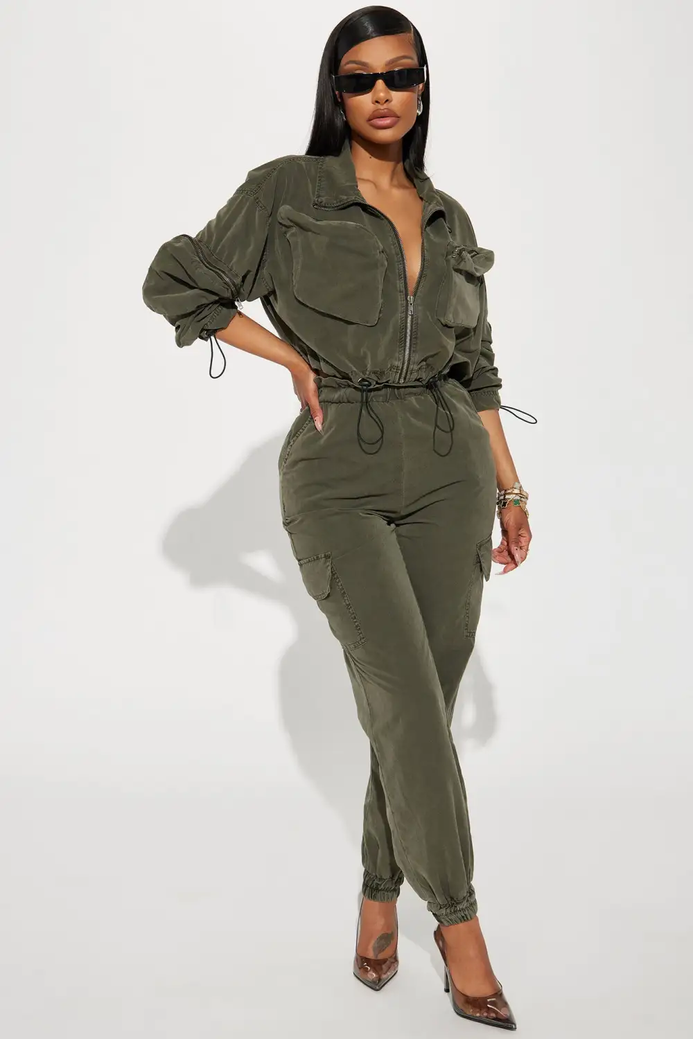 Waverly Pant Set - Olive