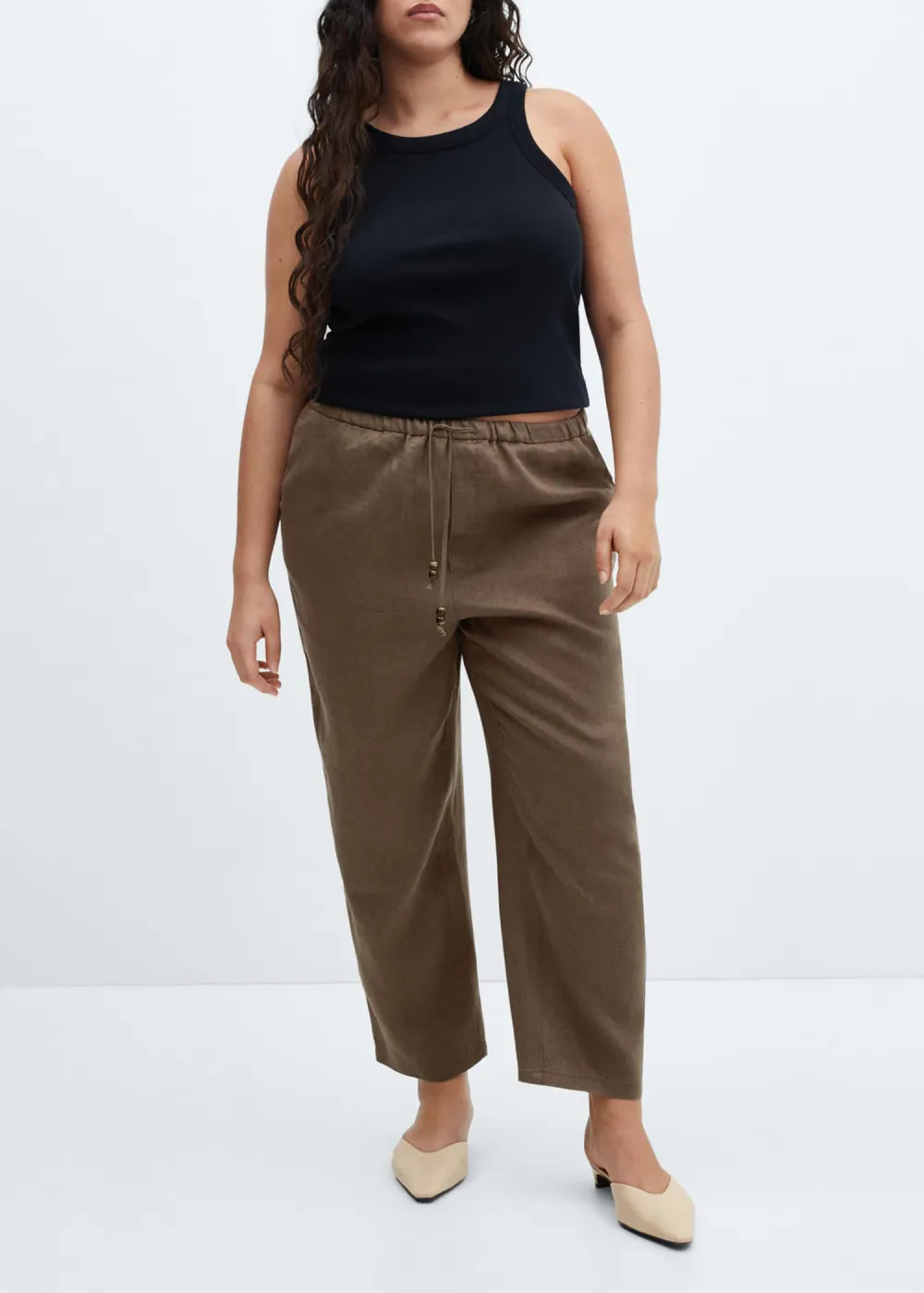 100% linen pants