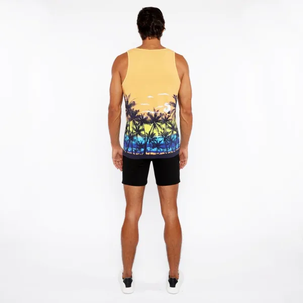 Form Printed Mesh Tank Top