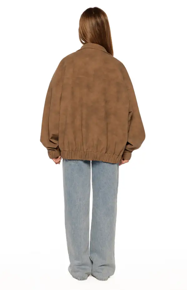 Funnel Neck Oversized Funnel Jacket