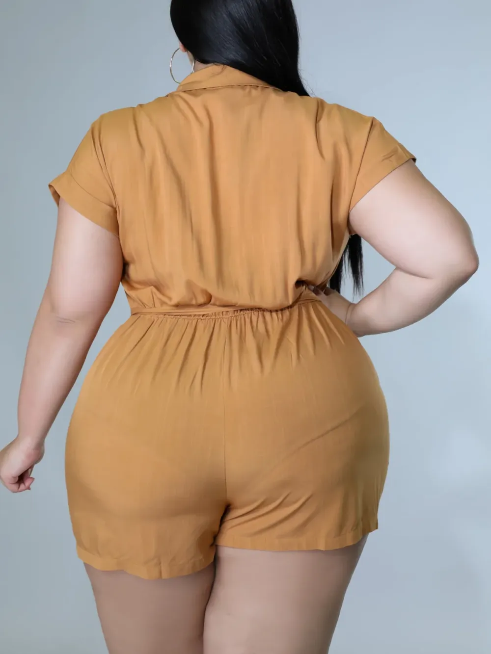 Plus-Size Stylish Women'S Romper Shorts