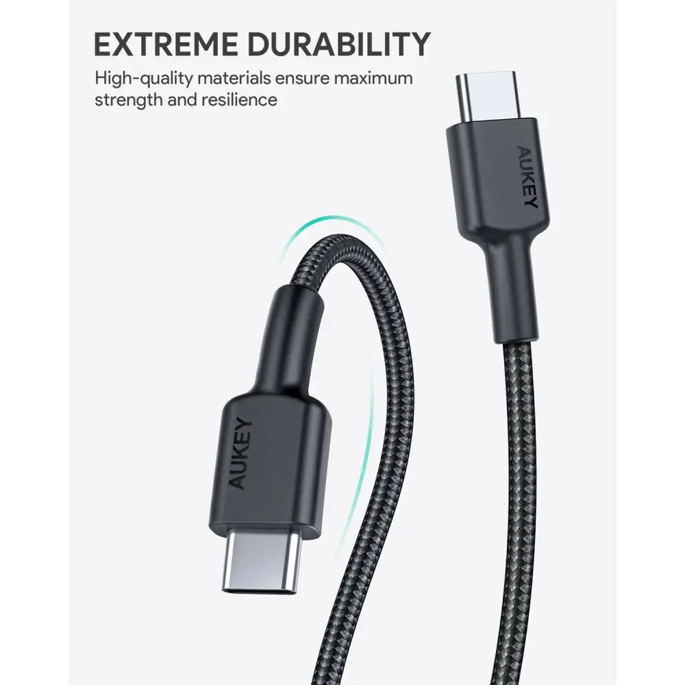 AUKEY CB-CD37 1ft, 3.3ft, 6.6ft, and 10ft cables