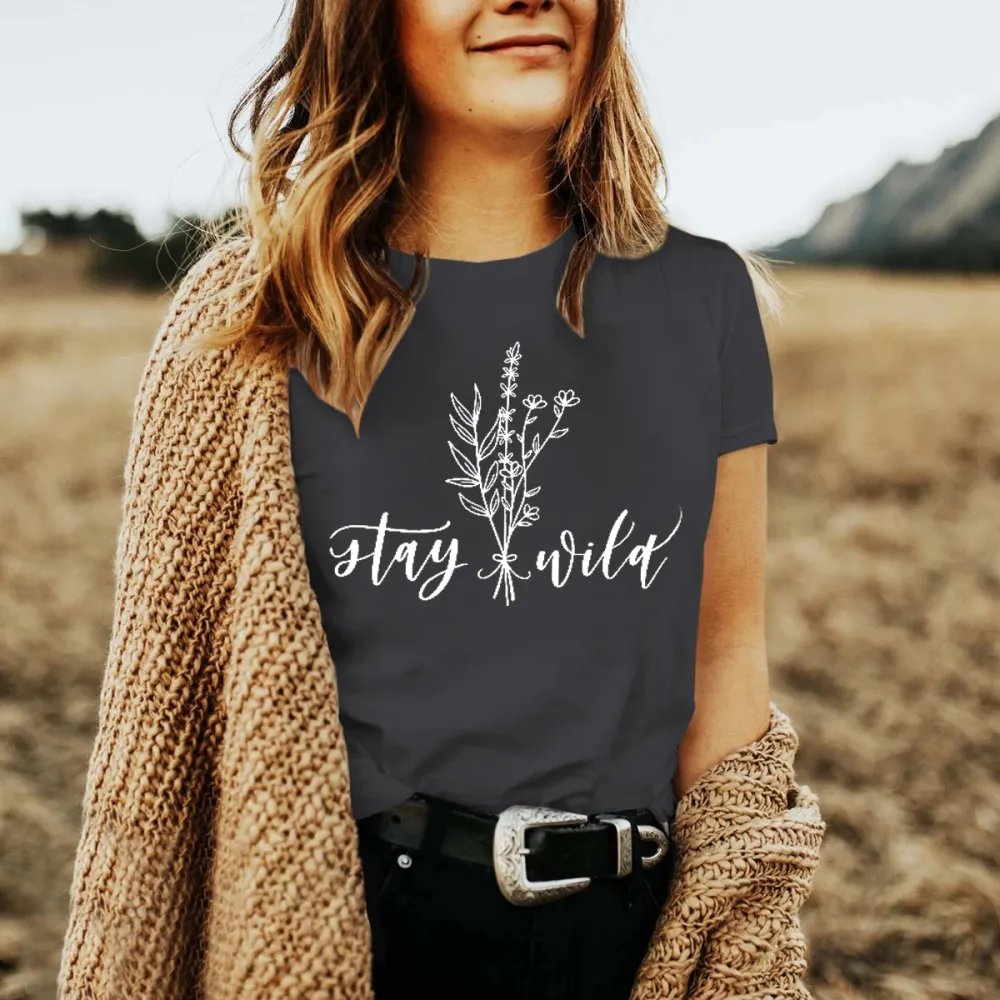 Stay Wild Flower T-shirt