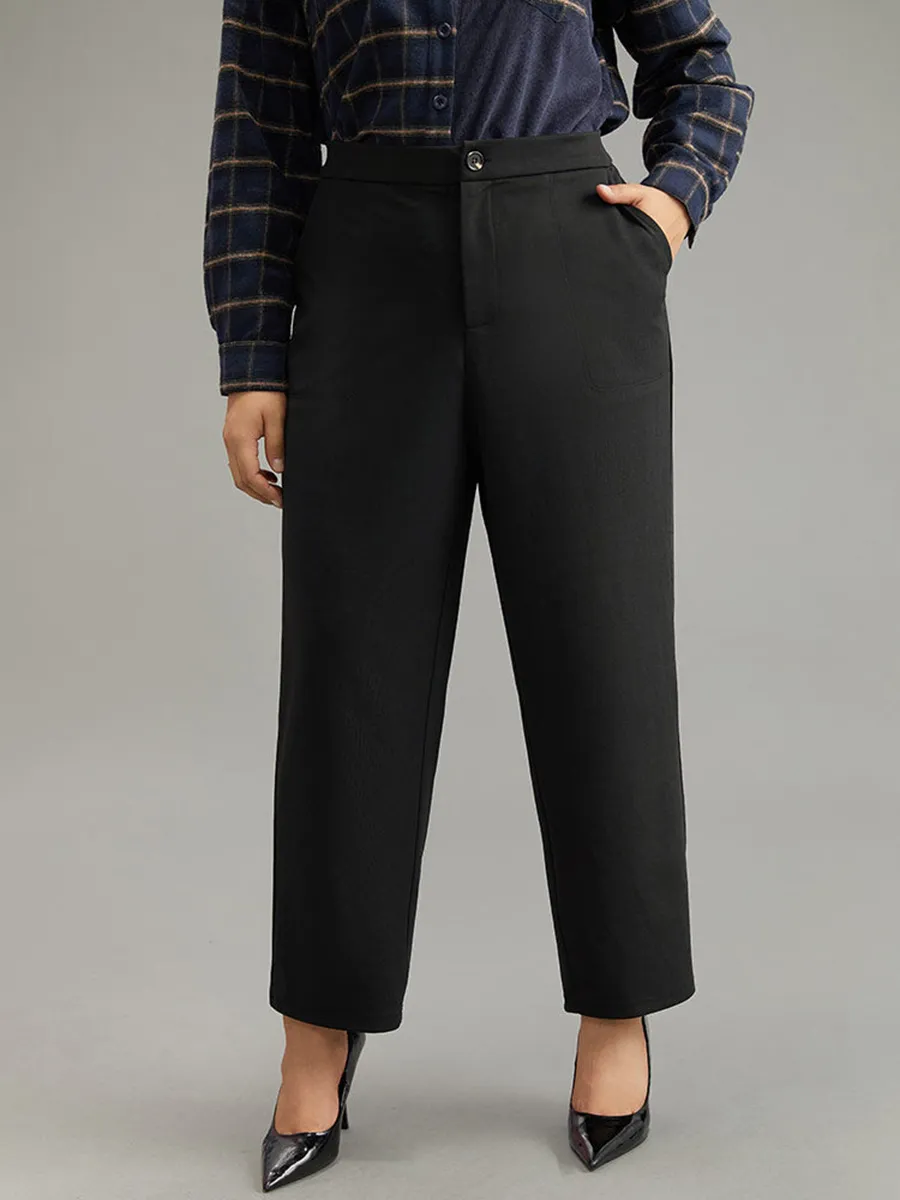 Black elegant trousers and trousers