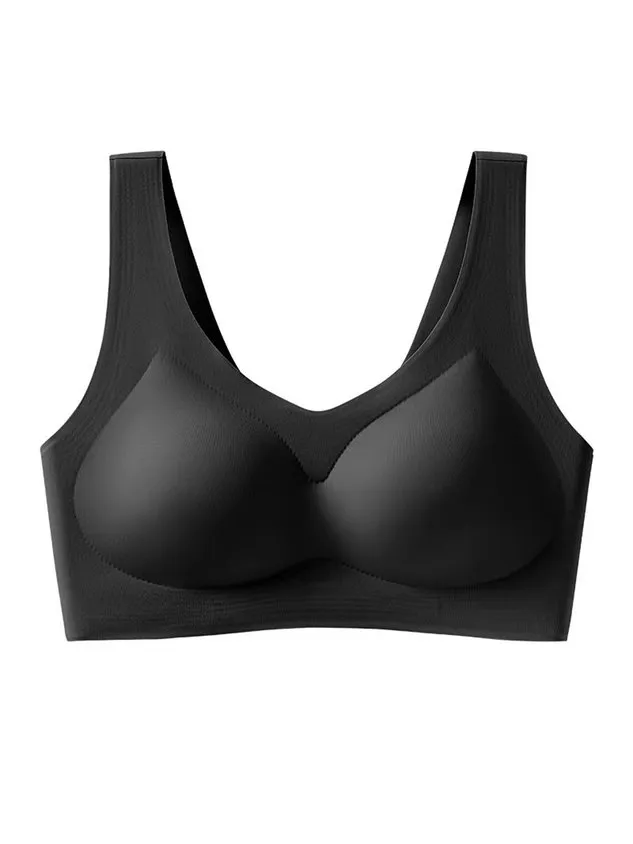 Traceless Latex Push Up Sports Bra Fit Comfortable Bra