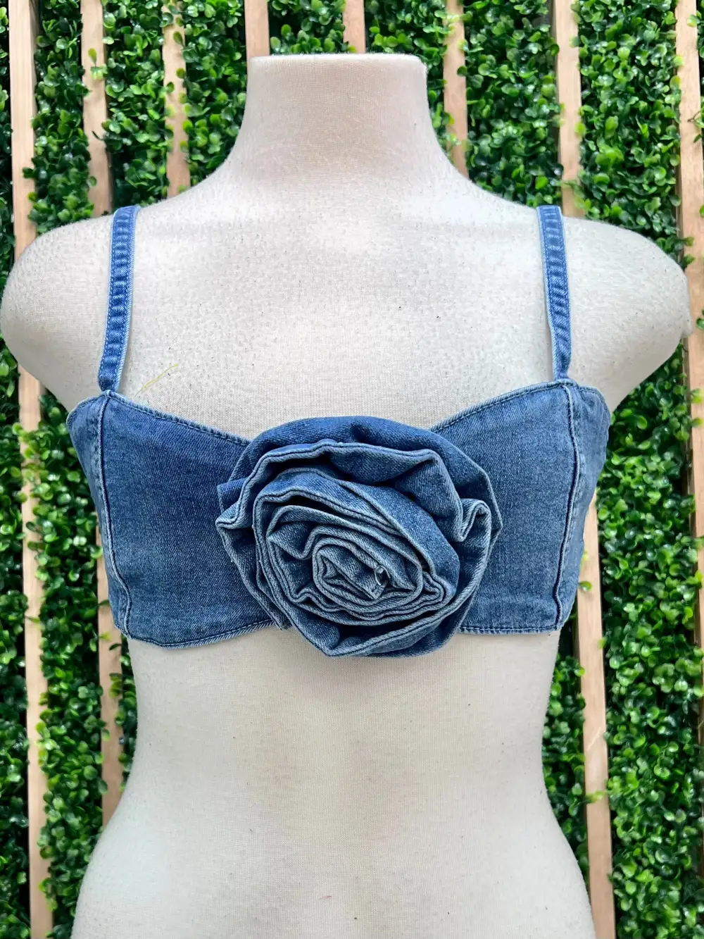 Flower Detail Crop Top