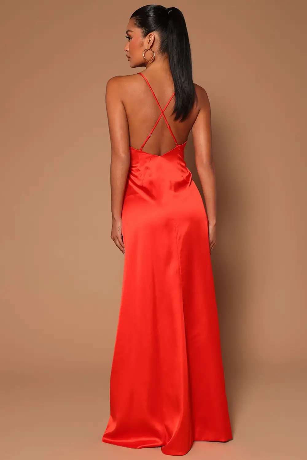 Angelina Maxi Dress - Orange