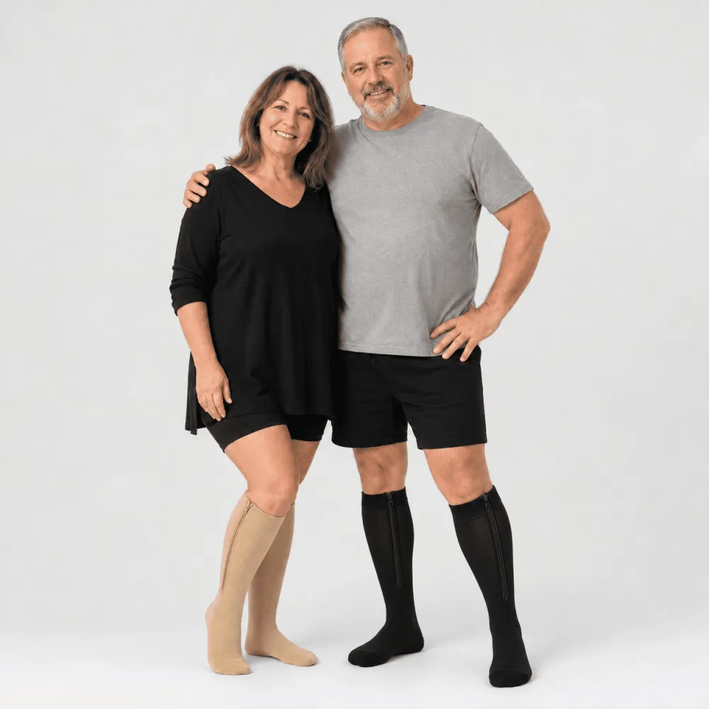 VenoEase Zip Up Compression Socks