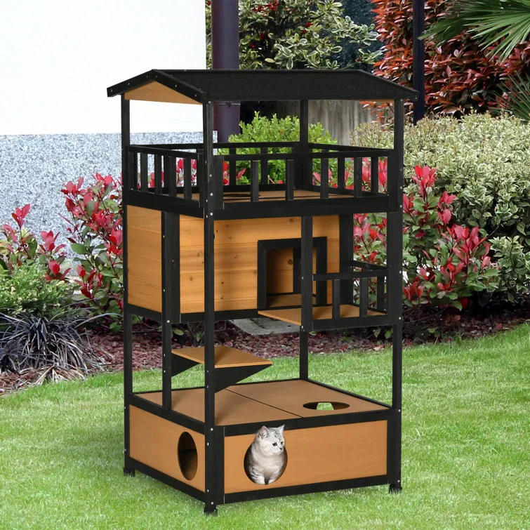 Monico Asphalt Roof Outdoor Cat House